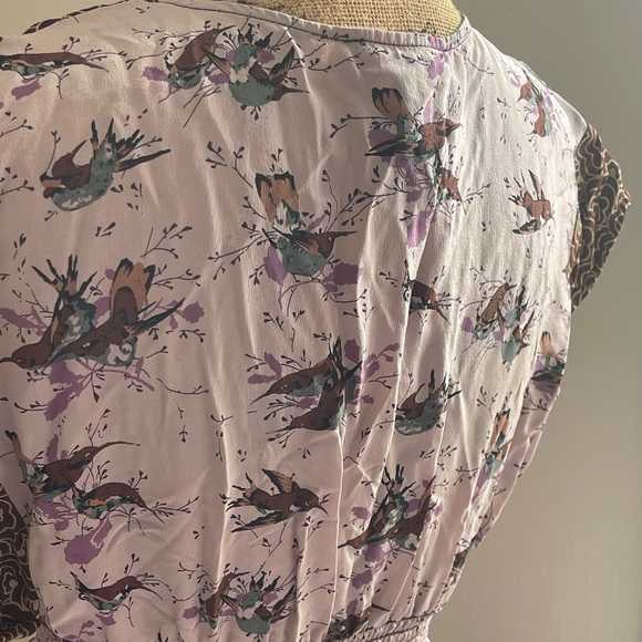 Multi-Patterned V-neck Top by Corey Lynn Calter for Anthro - Picture 3 of 5